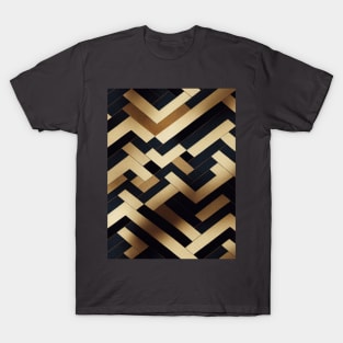 Geometric seamless pattern squares isometric T-Shirt